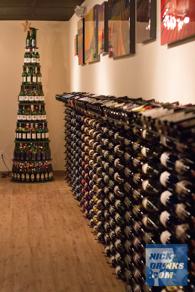 The Bottle Wall at Michigan By The Bottle - Nick Drinks Blog