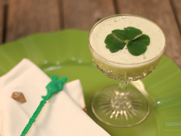 Clover Danger St. Patrick's Day Cocktail - Nick Drinks Blog